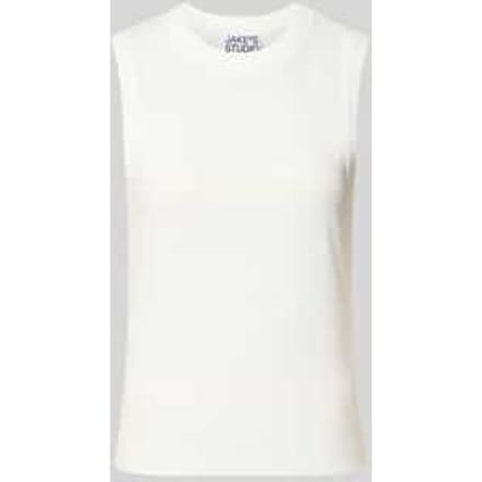 Tanktop van katoen met ronde hals