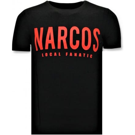 Stoere T-shirt Heren - Narcos Pablo Escobar - Zwart