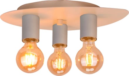 Chericoni Colorato Plafondlamp - 3-lichts - Lichtgrijs - Metaal