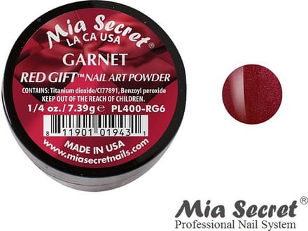 Red Gift Acrylpoeder Garnet