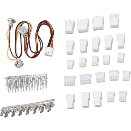 Kit de bandes LED pour extrudeuse SB, ensemble de plaques lumineuses hexagonales professionnelles pour imprimante 3D Voron 2.4 Trident white