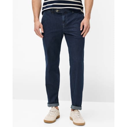 Eurex Heren Chino  Style JIM DARK BLUE, denim blauw regular, maat 64