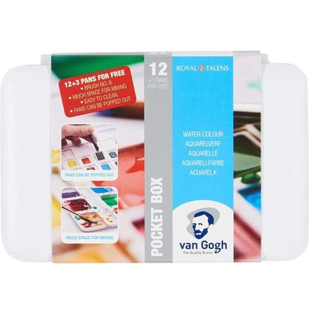 Van Gogh Aquarelverf Pocketbox
