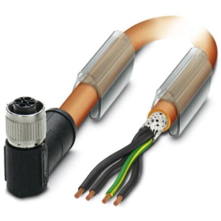 Phoenix Contact 1424102 Sensor/actuator aansluitkabel M12 Aantal polen (sensoren): 4 Bus, haaks 5.00 m 1 stuk(s)