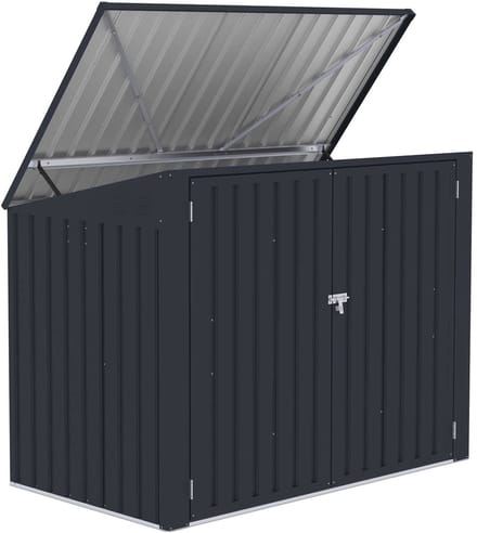 Fornorth Afvalbakberging 173x101x131cm, donkergrijs