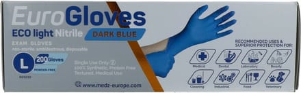 EuroGloves ECO light Nitrile DARK Blue