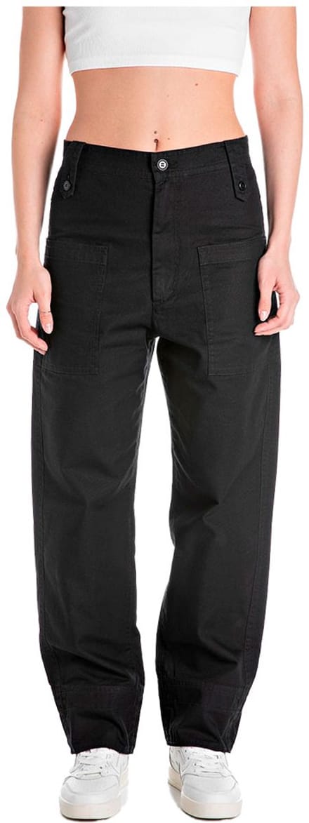 Replay W8136.000.85170 Broek Zwart 26 Vrouw