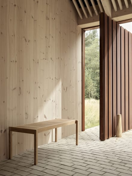 Carl Hansen & Søn - AH912 Outdoor Bank - bruin