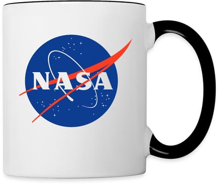 NASA klassiek logo Mok Tweekleurig