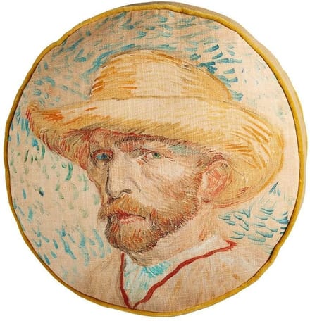 Beddinghouse x Van Gogh Museum Self Portrait Sierkussen - dia 40 cm - Naturel