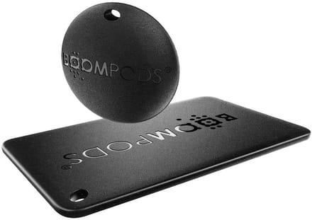 Boompods, Boomcard en Boomtag Connected Tracker met Apple Find My, Zwart