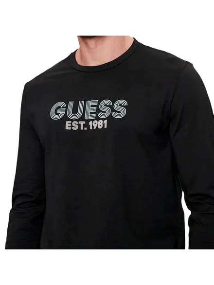 T-shirt met lange mouwen Guess Classic Design