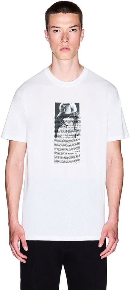 Armani Exchange Xm001408_af10358 T-shirt Met Korte Mouwen Wit XL Man