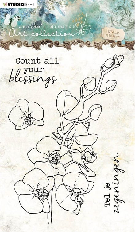 Stempel - Clear stamp - Studio Light - A6 Jenine's mindful art 2.0 nr.08