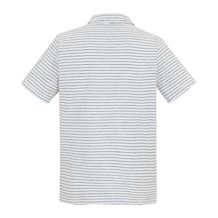 Regatta Heren Hadvo Streep Polo T-shirt (Wit/Navy)