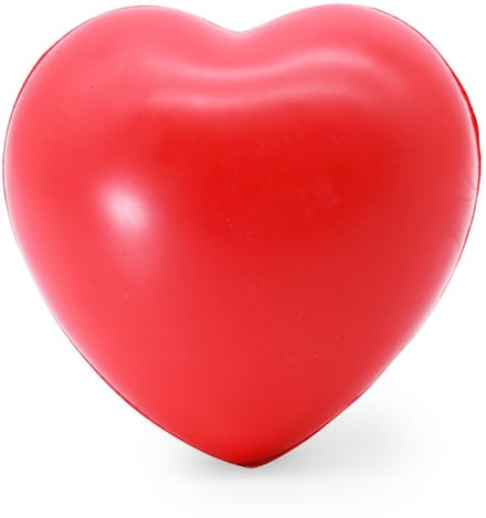 Stressbal hartje - rood - 7 cm - knijpbal - verbeter de focus - rustgevend