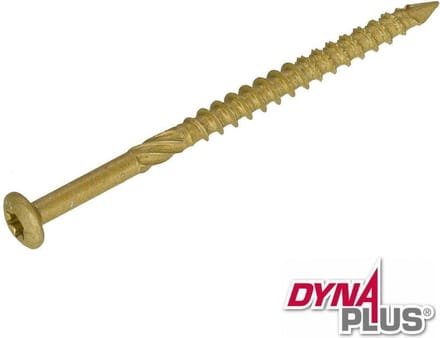 Dynaplus - Gevel- en potdekselschroef - Torx 20 - 4,5 x 60mm - AR-Bronze - CK (200 stuks)