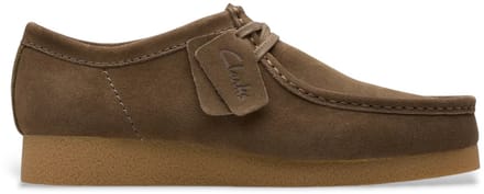 Clarks Khaki bruin suède Wallabee EVO loafers