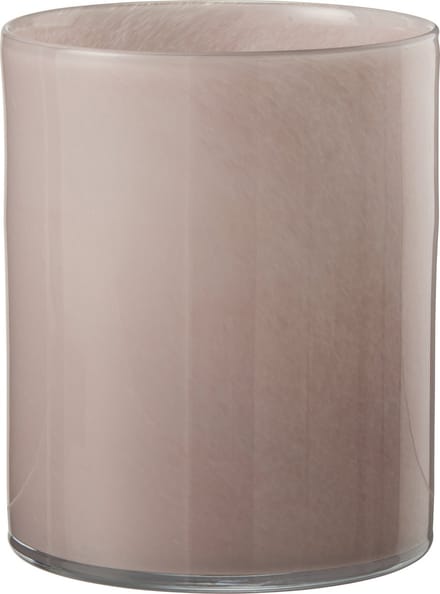 J-Line windlicht Jade - glas - roze - large
