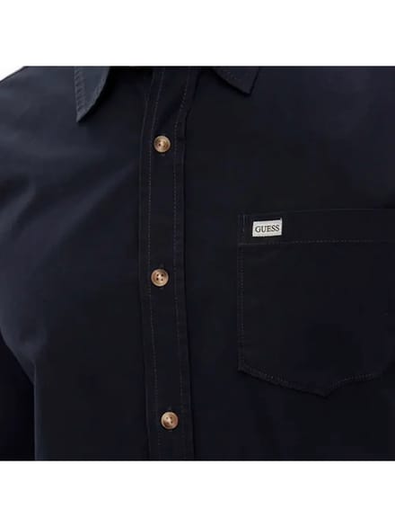 Slim fit overhemd met lange mouwen en pocket Guess