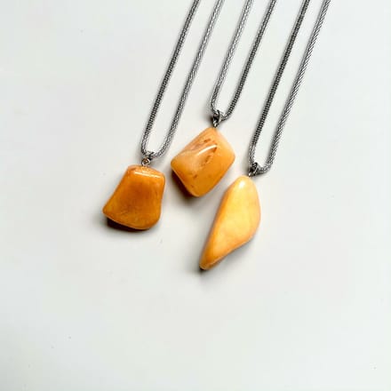 Gemstone ketting Aventurijn geel