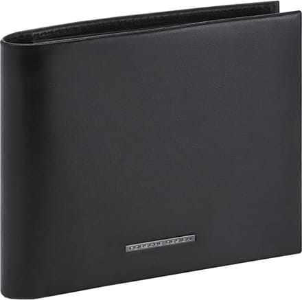 PORSCHE DESIGN Leren Portemonnee Classic Wallet 4 Black Zwart