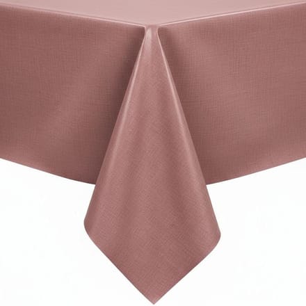 Protecttable - Tafelzeil Linnenlook Candy Pink 140x250cm - Tafelkleed Afwasbaar - Kunststof