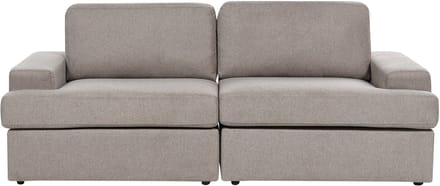 ALLA - Driezitsbank - Taupe - Polyester