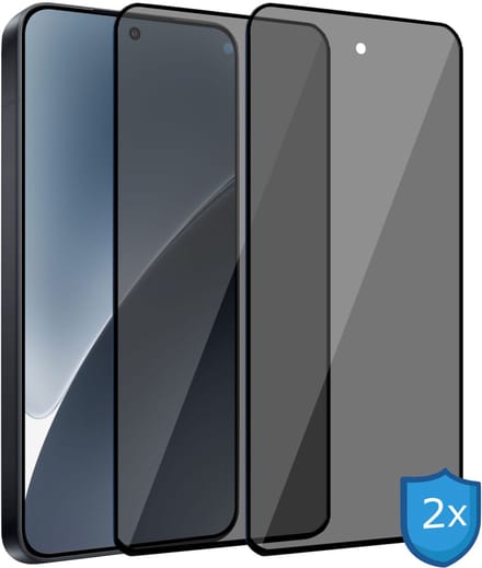 ChiGuard Privacy Screenprotector 2x geschikt voor Xiaomi 15 Screenprotector - Beschermglas - Privé GuardCover