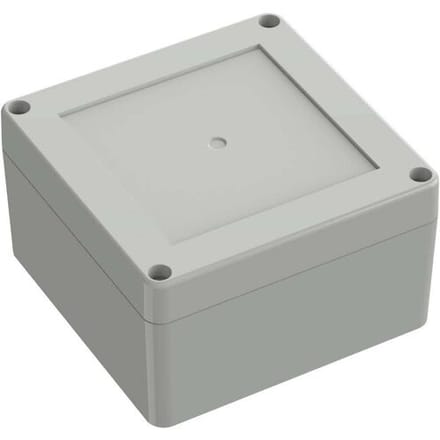 TRU COMPONENTS TC-10860512 Universele behuizing 105 x 105 x 60.10 Polycarbonaat Lichtgrijs 1 stuk(s)