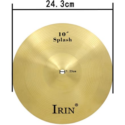 8  Messing Legering Crash Ride Hi-Hat Bekken voor Drumset 10