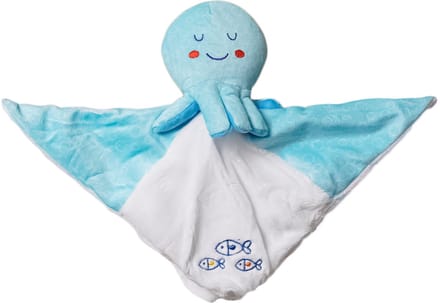 Speelgoedtopdeals - Pluche Knuffeldoekje Otis Octopus - 23 cm