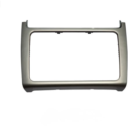 Volkswagen Polo 2 DIN Autoradio Inbouwframe | 2014 2015 2016 2017 | Dashboard Paneel | Zilvergrijs