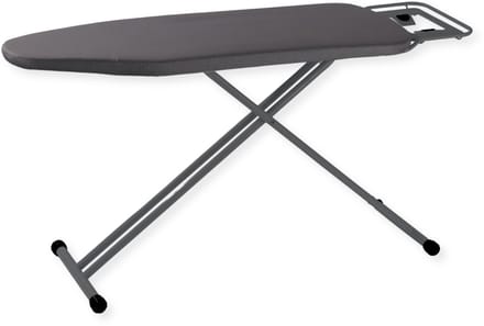 SensaHome Strijkplank – Inklapbare Strijktafel met Strijkijzerhouder – 120×38cm – Dark Grey