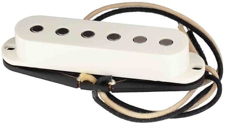Lollar 10-202-111-14 Single Coil Pickup - Sixty Four hals, flat poles, parchment