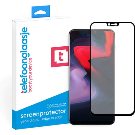 OnePlus 6 screenprotector gehard glas Edge to Edge