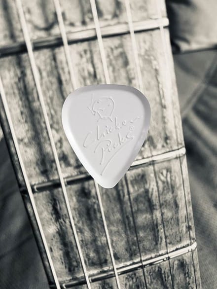 ChickenPicks - 1-LI-22 Thermosetting Polymer Plectrum - 2.2 Mm Light Voor Elektrische Gitaar
