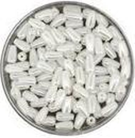 0802-06314 Parels druppelvormig wit 3x6 mm