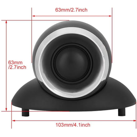Nieuwe 25-kern Ultra hoge Pitch Hifi Luidspreker o Luidspreker 35W black
