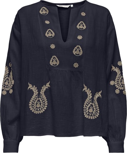 ONLY - ONLMOON L/S EMB TOP WVN NOOS - Meisjes - Blouses