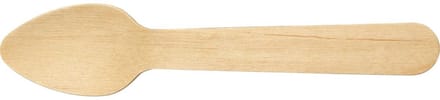 Koffielepel uit hout, 11 cm, pak van 250 stuks