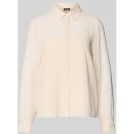 regular fit blouse in semitransparante look