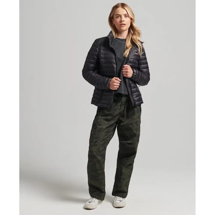 Superdry Code Tech Core Down Jas Zwart S Vrouw