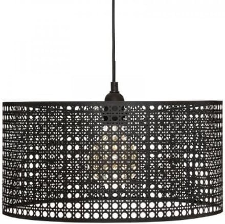 Atmosphera Design metalen hanglamp D38  zwart lamp