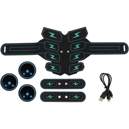 Buikspierstimulator Buikspierapparaat Trainer Verstelbare Buikspierstimulator voor Thuisoefening black