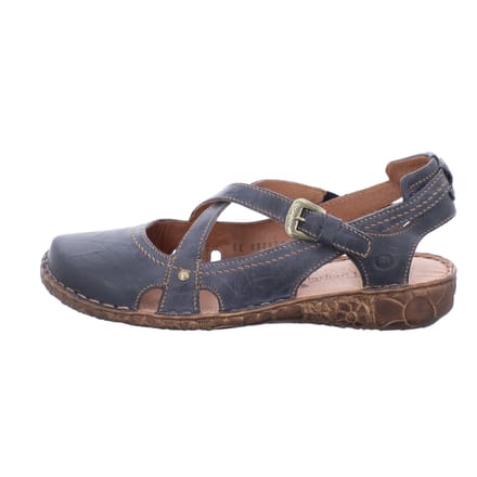 Josef Seibel - ROSALIE 13 - Platte sandalenDames Sandalen - Kleur: Blauw - Maat: 36