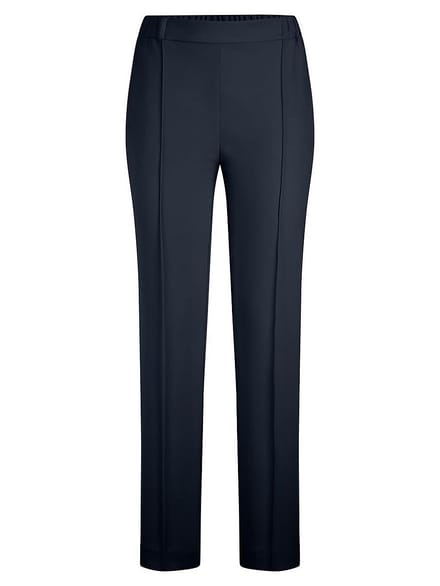 Enkellange broek Van Peter Hahn blauw