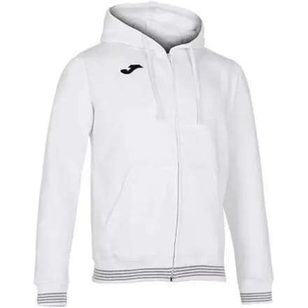 Joma Campus III Jas Met Kap Heren - Wit | Maat: M
