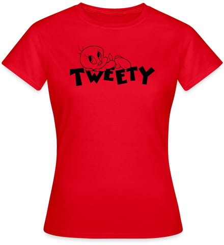 Looney Tunes Tweety Bird T-Shirt Dames
