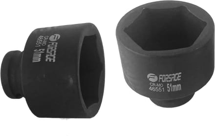 Forsage - Dopsleuteldop - 51mm - 6-kant - CrMo-staal